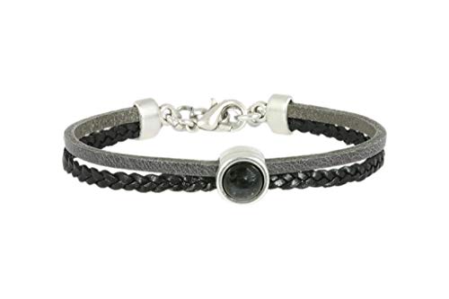 QOSS Armband FLEUR vintage schwarz Stein schwarz Cover