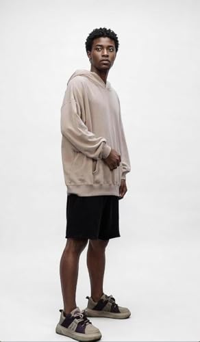 crazynekos Men’s and Women’s Hoodies Pullover Hooded Sweatshirt Washed Hoodie Oversized Heavyweight Cotton Sweatshirt3