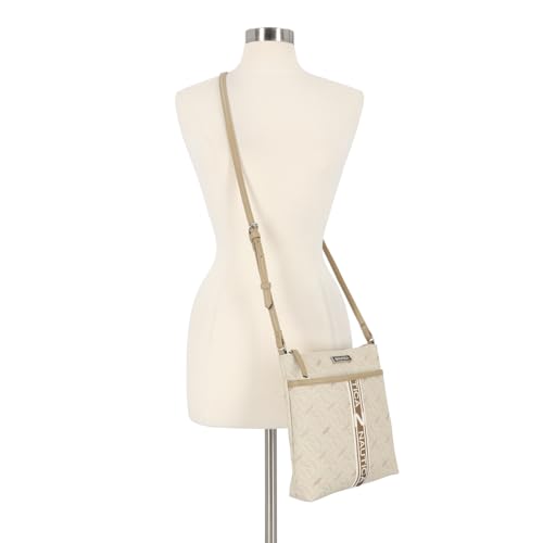 Image of Nautica Lakeside Signature Jaquard North South Crossbody Bag