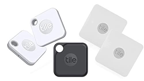 Tile Mate Combo 5 -Pack (2 x Mate, 1 x Pro (2020), 2 x Slim 2016) - Bluetooth Trackers & Item Locators for Keys, Wallets, Remotes & More; Easily Find All Your Things