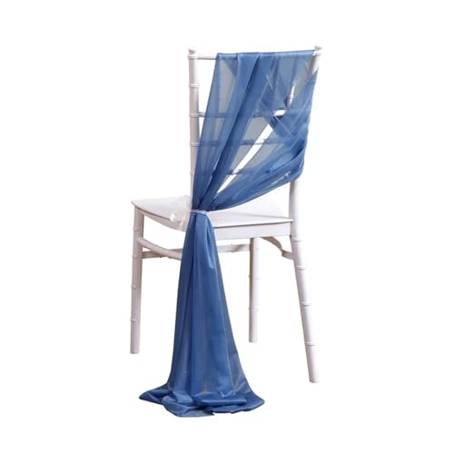 Ceintures de chaise en mousseline de soie pour sublimer des chaises de banquet lot de 50