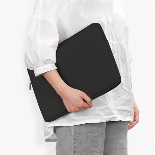 Capa protetora de manta para laptop e tablet bolsa computador espuma imitação mergulho macia fina leve forro ventilada absorve impactos zíper deslizamento suave