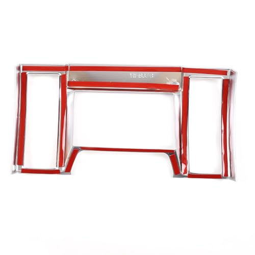 Abs chrome tela de navegação do carro quadro decorativo adesivo acessórios do carro para land ro-ver