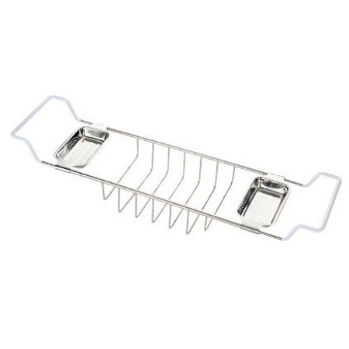 Elements of Design DS2158 St. Louis Clawfoot Tub Bath Tub Shelf, 26" Length, Brushed Nickel