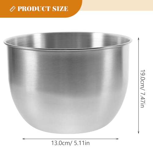 Tazón mezclador acero inoxidable 19 cm para cocina miniatura 6