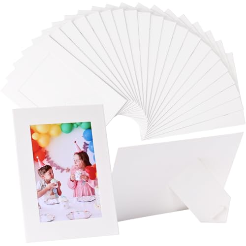 NobbiRoloc �ȒP�ɑ}���ł���y�[�p�[�t�H�g�t���[�� 4x6�C���`�̎ʐ^�p �o���N�i�{�[���t�H�g�t���[�� �C�[�[���o�b�N�t�� ���f�B�X�v���C�A�����ł�DIY�N���t�g�A�a�����A�������A���Ɨp(�z���C�g�A4X6�C���` - 50CT)