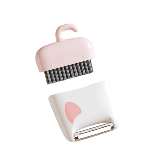 Sbucciatore Alimenti | Raschiatoio Multifunzionale Con Impugnatura Antiscivolo - Pelafrutta Con Spazzola,per Cucina Casa Patate Cetrioli Pere Viaggi Escursionismo Campeggio