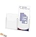 2 Pocket Brochure Holder with Hanging Hardware Wall Mount Tri Fold Document Rack Card Display Clear Acrylic Literature Organizer Combo Clear by Marketing Holders