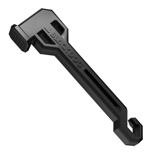 BLACKDOG Plastic Camping Hammer with Stake Puller, Lightweight Tent Peg Mallet