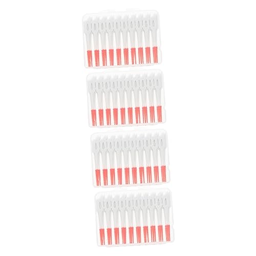 minkissy 160pcs Portable Interdental Brush Floss for Braces Professional Teeth Cleaning Dental Tool