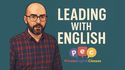 Page de couverture de Episode 2 - Let's talk about Leading With English