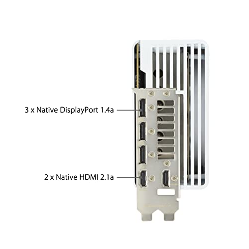 Image of ASUS ROG Strix GeForce RTX 4080 Gaming Graphics Card White (PCIe 4.0, 16GB GDDR6X, HDMI 2.1a, DisplayPort 1.4a)