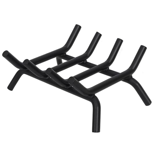STBoo Fireplace Grate 14inch Heavy Duty - Fireplace Log Holder