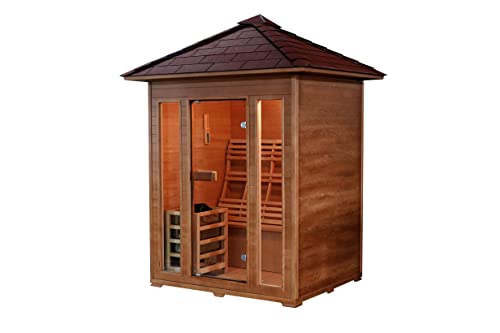 Waverly 3-Person Outdoor Traditional Sauna