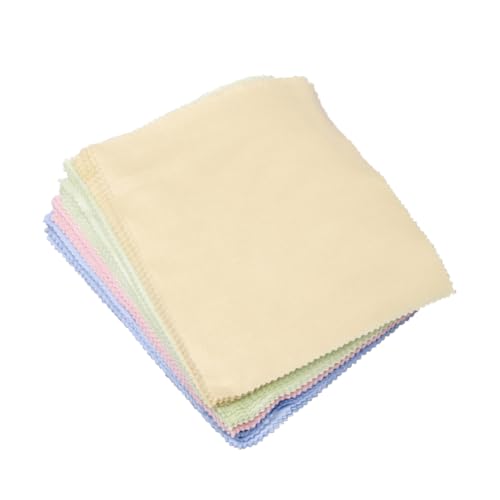 FOYTOKI 100 Piezas Paños de Microfibra para Pantalla de Teléfono y Lentes de Cámara Paños de Limpieza para Gafas Colores Mezclados Suaves y Eficaces para Eliminar y Manchas