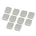 ezqnirk 10pcs Equalizer Potentiometer Fader Cap/Hole 4MM Gray/Plastic Handle Straight Potentiometer Fader Knob Cap