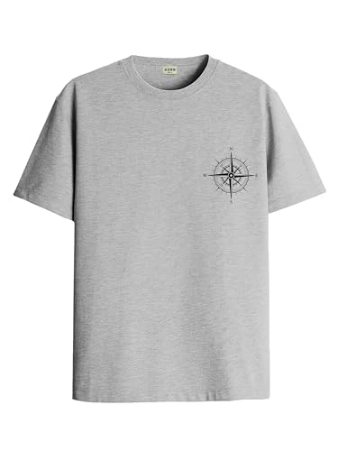 Image of ADRO Unisex 100% Cotton Regular Tshirt | Printed | Graphic Printed | Chest Printed