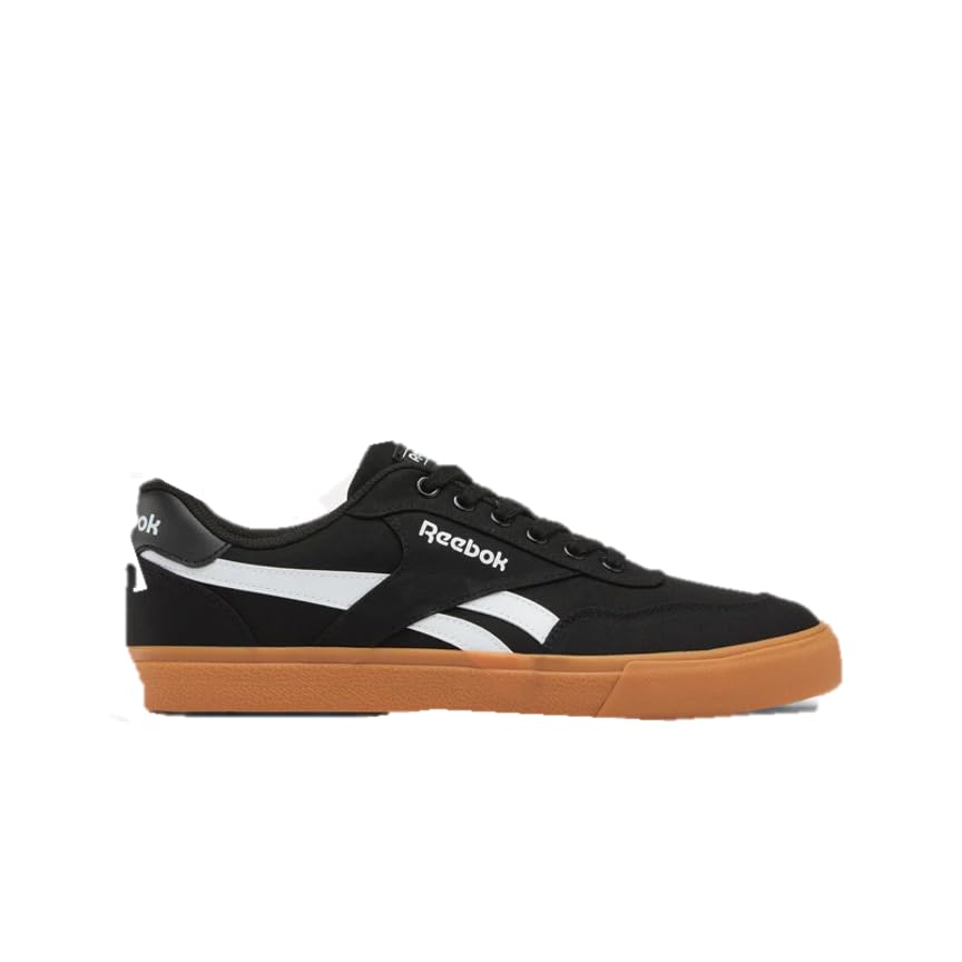 Reebok Baskets Court Advance Vulc pour Homme, Noir de Jais, Blanc Clair, Pointure 42