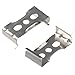 iuniq 50Pcs T8 LED Bulbs Clips Holder, Stainless Steel, White, LED Bulb Clips, Modern Style, Indoor Use