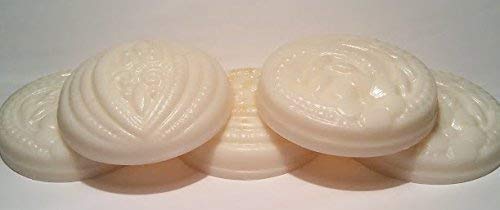 1889 Beauty 5 Pk Guest Soaps - Goatmilk & Shea Butter - 6 White Floral Fragrances To Choose From (Linden Blossom)