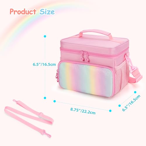 Image of Carrying Case Compatible with Yoto Player (3rd Generation) with Card Holder | Hold Up to 30 Cards, Travel Storage Bag for Bluetooth Audio Speaker & Headphone Accessories, Pink (Case Only) Patented Design