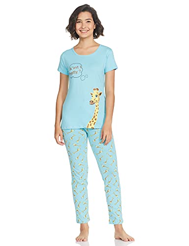 Image of Rupa Women's Cotton Checkered Pajama Set