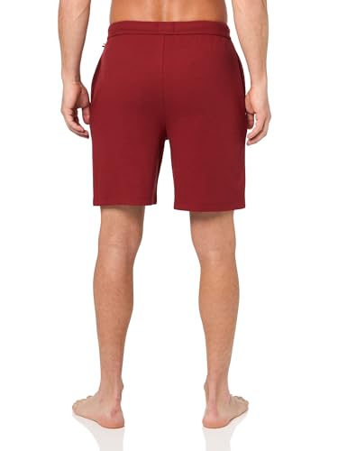 Image of BOSS Men's Waffle Contrast Logo Lounge Shorts