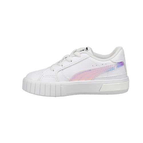 PUMA Toddler Girls Cali Star Iris Ac Metallic Lace Up Sneakers Shoes Casual - White3