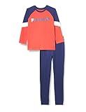  Freegun Jungen EG.FGXION.PY.MZ Pyjamaset, Rouge/Marine, 10