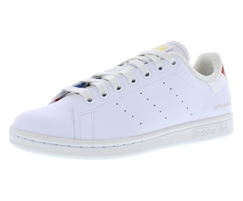 Image of adidas Stan Smith Mens Shoes Size 5.5, Color: White /White /Red