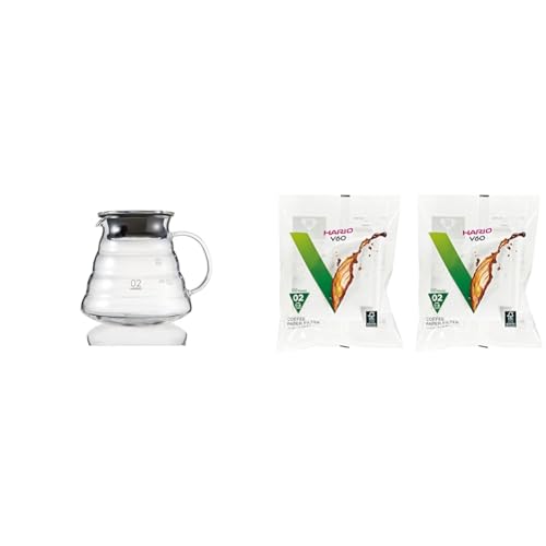 yZbgzHARIO(nI) V60OXT[o[600NA 600ml 2-5tp dqW { XGSR-60-TB + HARIO(nI) V60y[p[tB^[02 W zCg 1-4tp { VCF-02-100W 20