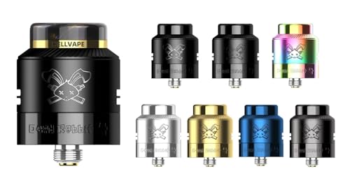 Hellvape Dead Rabbit 4 RDA Ag}CU[ 24mm VOEfARCΉ njJGAt[ 㕔GAt[\ XeX ϋv rhfbLt dq^oR VAPE Ag}CU[ (Mattle Black)