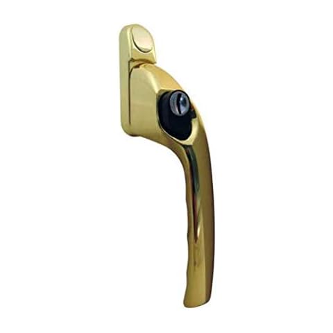Versa Handed Retro-fit Espag uPVC Window Handle (Right Hand, PVD Gold) Cover