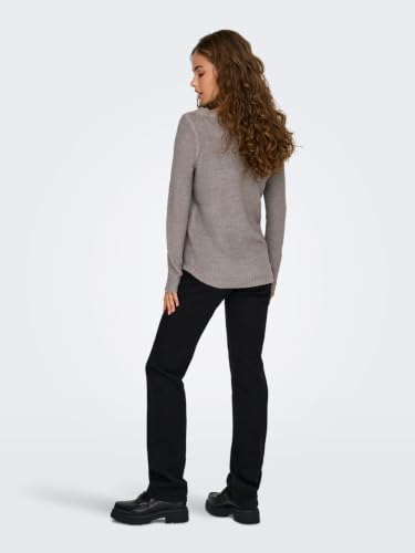 ONLY Pullover Damen Strickpullover Langarm – Ansicht 2