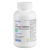 Major Pharmaceuticals Chlorpheniramine Maleate 4 mg Anti-Allergy Tablets, 1000 Count