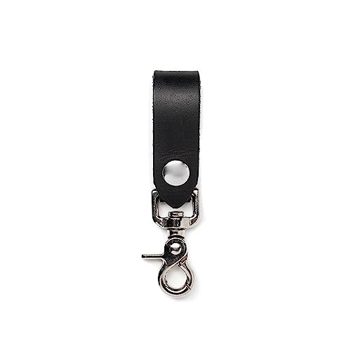 Relentless Tactical | Ultimate Leather Valet Keychain Made in USA Handcrafted from Full Grain Leather Quick Detach Belt Keeper & Key Ring Organizer