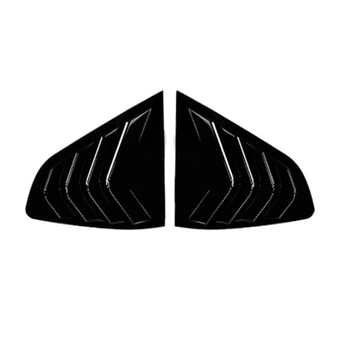 ZXYHBHD 2Pcs Side Window Blind Rear Car Rear Window Louver Decor Accessory, Compatible with BMW X4 G02 2018+,A Gloss Black