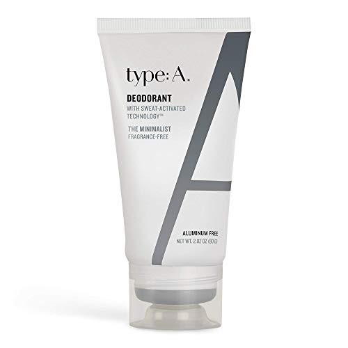 Type:A - Aluminum Free Deodorant for Women & Men  Sweat Activated Technology, Natural Ingredients, Non-Toxic, Paraben Free, Non-Irritating - The Minimalist, 2.8 Ounce (1 Pack)