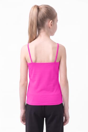 Image of Kurve Girl's Sleeveless Tank Top - Stretch Undershirts Cami Camisole, UV Protective Fabric, Rated UPF 50+ (Made in USA)