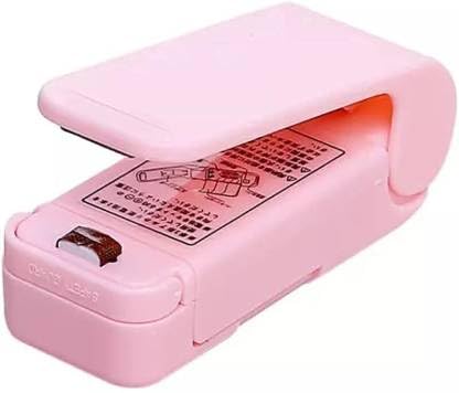 Mabz Food Saver Bag Sealer Heat Seal, Portable Mini Sealing Machine for Food Storage, Food Sealer Handheld for Vacuum Sealer Bags, Plastic Bags, Snack Bags, square shape (Multi Color)(Plastic)-image-46