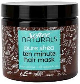 Softee Naturals Pure Shea Ten Minute Hair Mask 16Oz (Pack of 2)