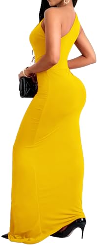 Image of SxClub Formal Dress for Women Cocktail Sexy Bodycon Sleeveless Evening Party Floor Length Long Prom Dresses