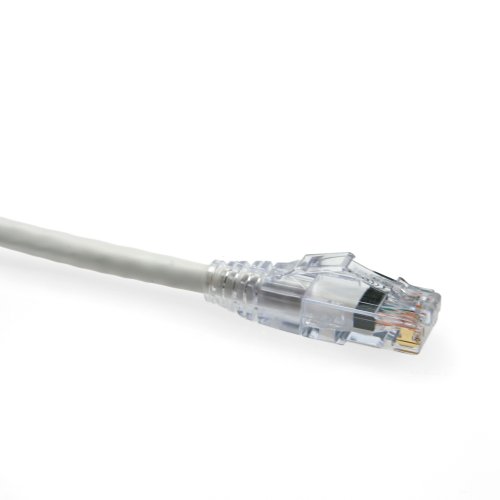 Leviton GigaMax 5E Slimline Patch Cord 15 pies Blanco miniatura 1