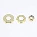 Baosity 4pcs Longboard Skateboard Bushings Washers Cup with Nuts, Gold