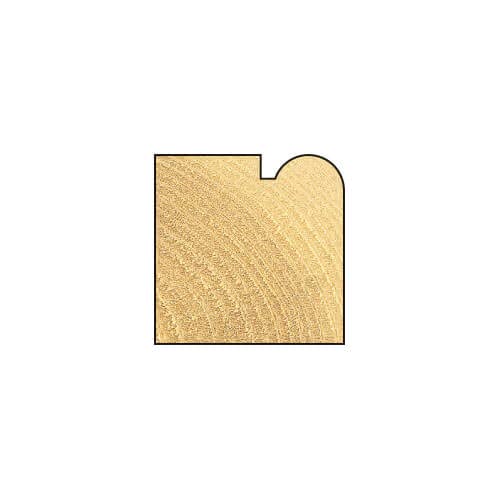 Trend CraftPro Corner Bead Router Cutter, 1/4 Inch Shank, 22.3mm Cut Diameter & 14mm Cut Length, 3.2mm Radius - Image 2
