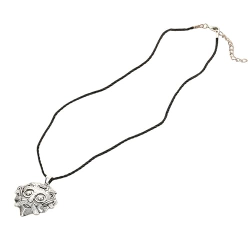 Masque de Loki Collier en Acier Inoxydable Unisexe pour Style Tendance