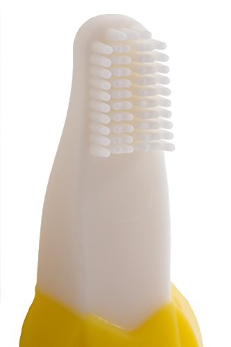 Image of Baby Banana Original w /o Handles Training Toothbrush for Toddlers ages1-3, Protects Young Mouths that are Still Learning the Habits of Oral Care, Family-Owned Business