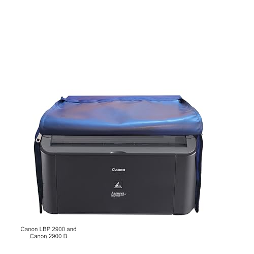 Image of Protectio chain Printer Cover for Canon Laser LBP 2900B Mono Printer, Color - Blue colour / Dustproof / Washable