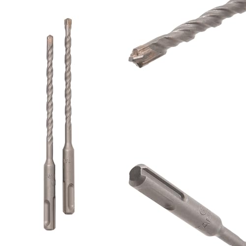 Image of TAPARIA 6mm Cross Point Tip SDS Plus Hammer Drill Bit for Concrete /Masonry Drilling (HDC 6160, 6x100x160 mm, Pack of 2)-Home, DIY, Professional, Construction, Brick, Wall-Drilling