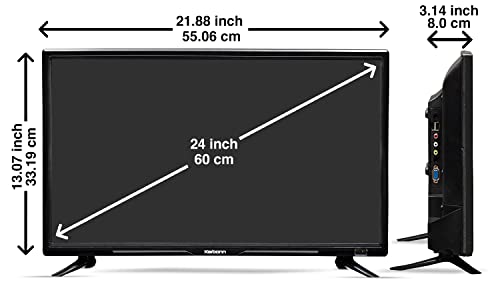 Image of Karbonn 60 cm (24 inches) Millennium Series HD Ready LED TV KJW24NSHD (Phantom Black)